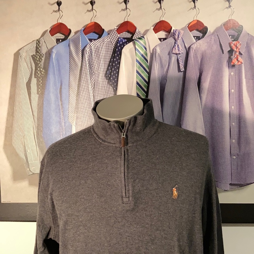 T Polo sweater